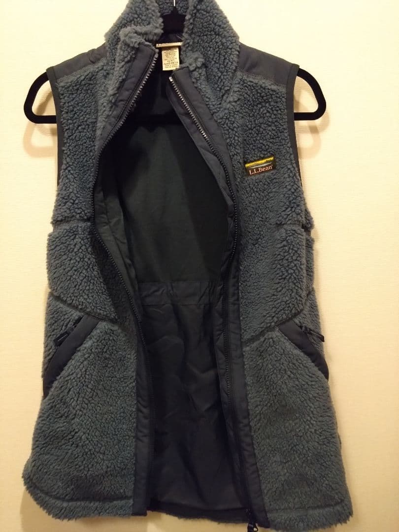 最終価格！！L.L.Bean フリースベスト インディゴブルー
