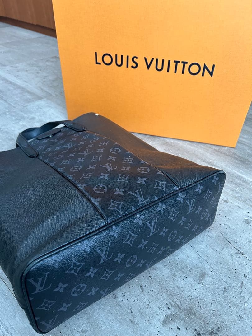 (正規品)LOUIS VUITTON ブラック エクリプストートバッグタイガラマ