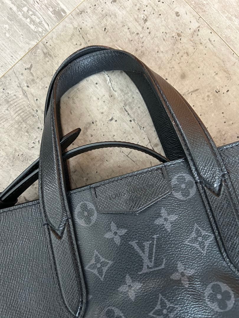 (正規品)LOUIS VUITTON ブラック エクリプストートバッグタイガラマ