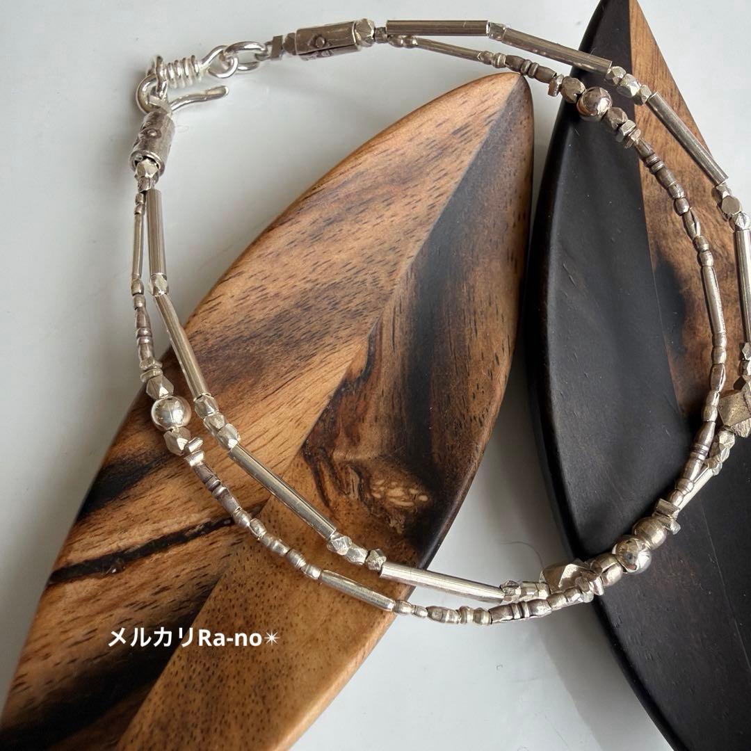 2点販売　▫️２連ブレスレット　※ B150-2 ▫️雫ネックレス　※N21-2