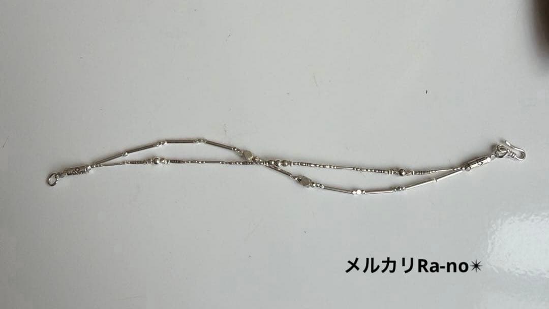 2点販売　▫️２連ブレスレット　※ B150-2 ▫️雫ネックレス　※N21-2