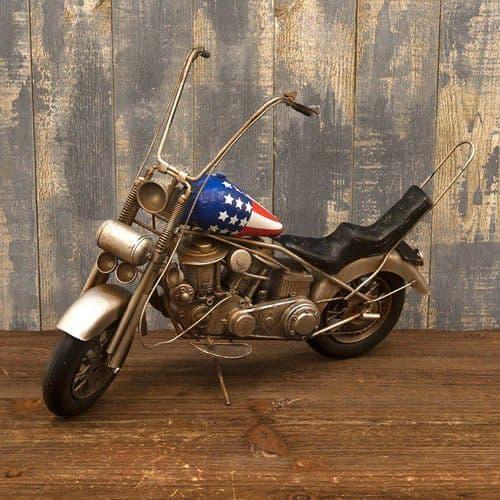 要問い合せ♥️ヴィンテージ風♥️本物そっくり　バイク　置物　ブリキ　乗り物