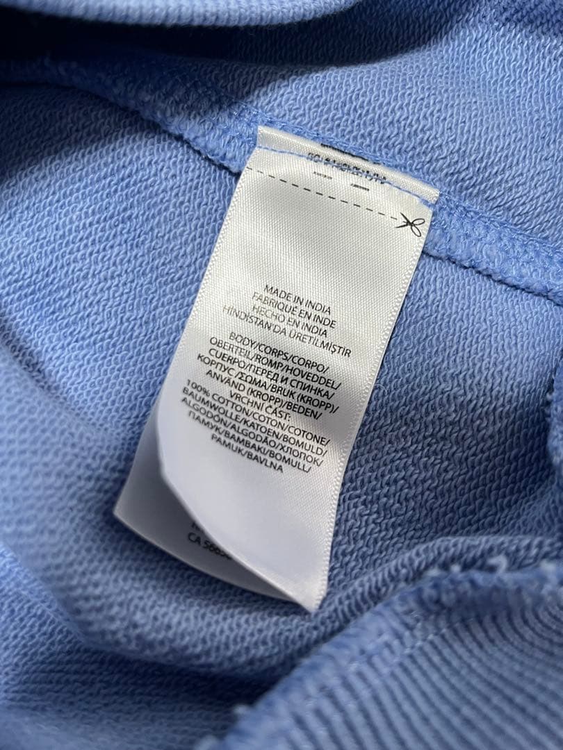 ポロラルフローレン　パーカー　ライトブルー　レディース　S ビッグポニー　刺繍