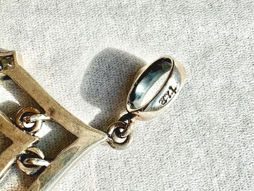 ローリーロドキン　スパイダーウェブ スカル ペンダントLoree Rodkin