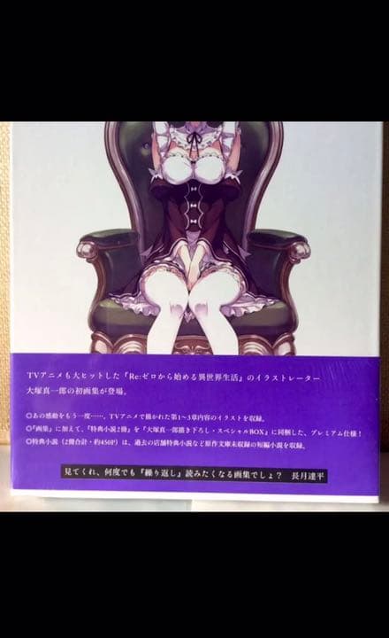 Re：ゼロから始める異世界生活/リゼロ/収納BOX2点付き/DVD全巻&劇場版他