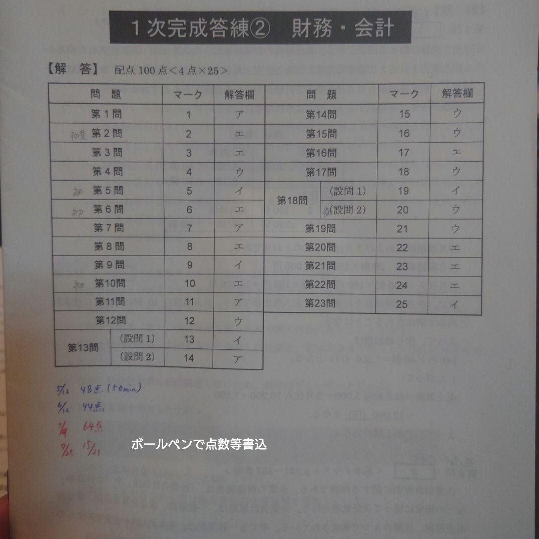 中小企業診断士（財務会計）一式