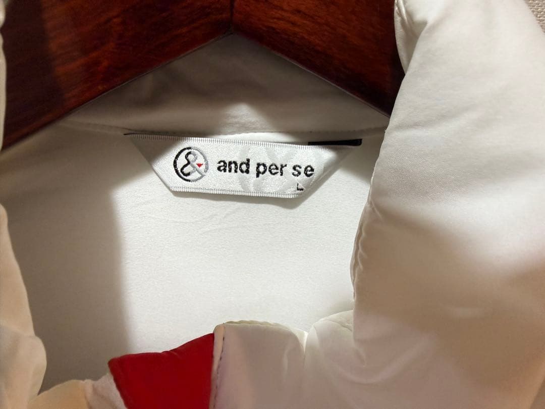 アンパスィ and per se メンズ ブルゾン　ゴルフ L ダウン