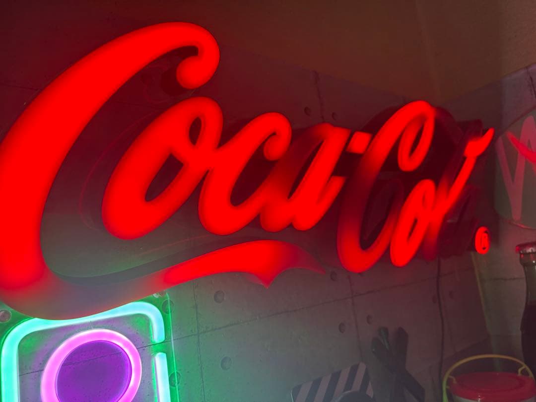 コカ・コーラ LEDネオンサイン 電飾看板 動作確認