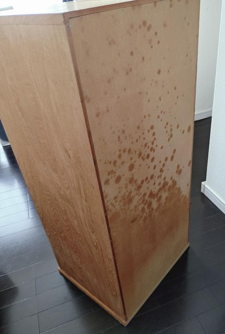 阿弥陀如来像　木彫り　八角台座付　放射光背付　80cm 立像　専用木箱付