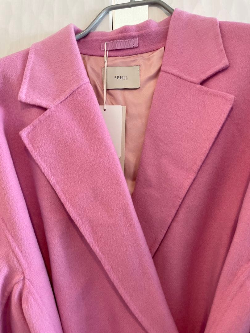 未使用タグ付きLE PHIL ライトリバーコート