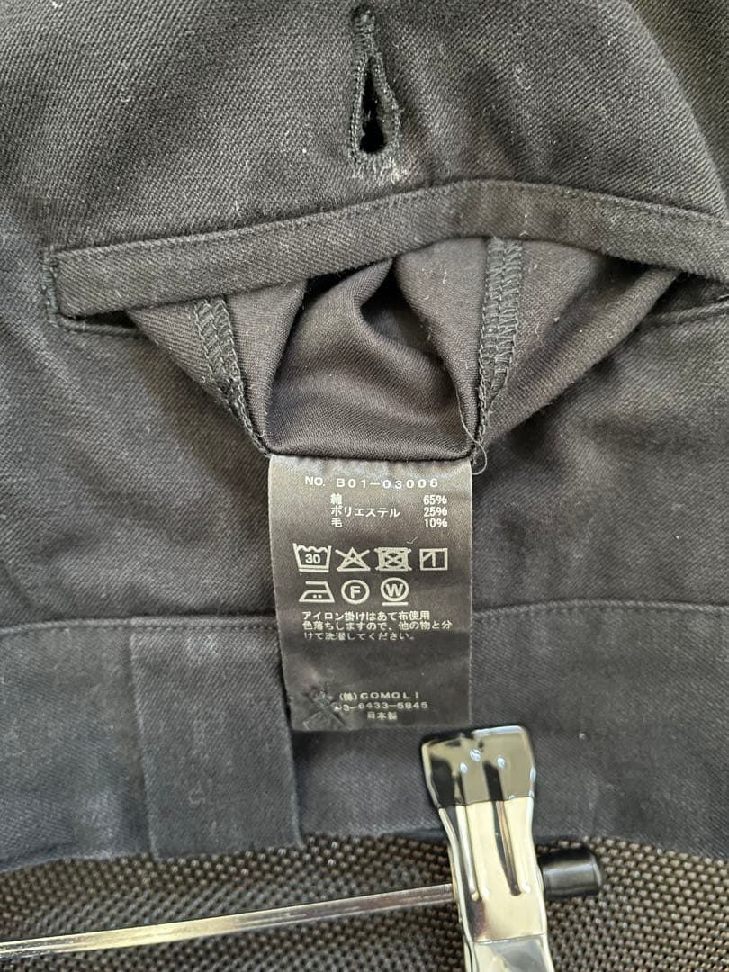 comoli 25ss ポストワークツイルパンツ　サイズ1