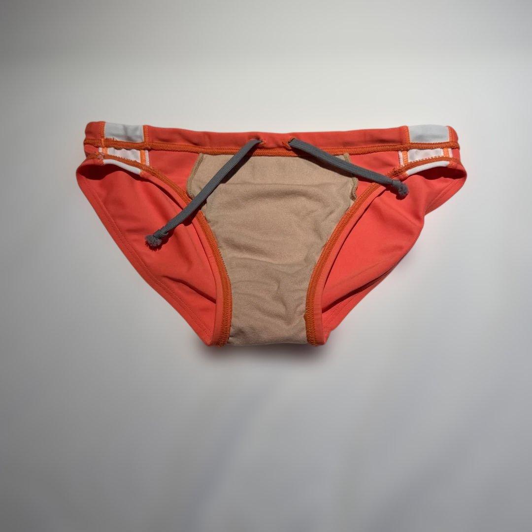 競パン arena オレンジ Lサイズ　競泳水着
