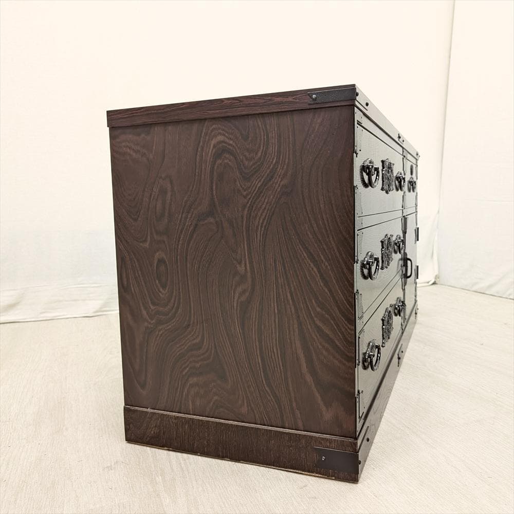 美品　ノダ工芸　欅 ケヤキ　ローチェスト　リビングチェスト　ローボード　タンス