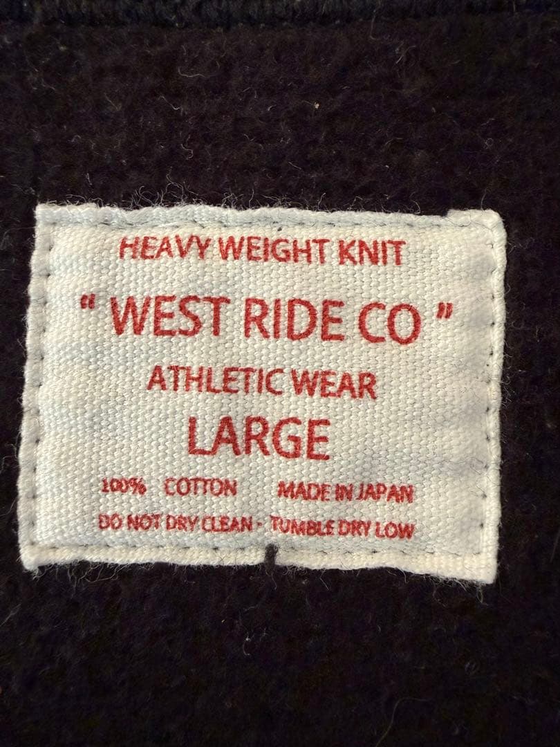 ウエストライド⭐︎スウェット⭐︎現行モデル⭐︎一回着用⭐︎サイズL⭐︎ハーレー⭐︎旧車⭐︎