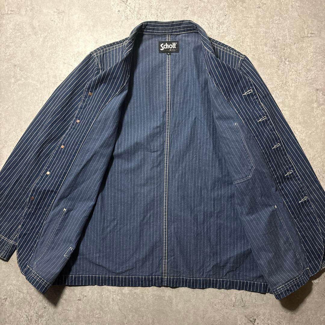 Schott ショット オールドヒッコリー デニムカバーオール デニムジャケット