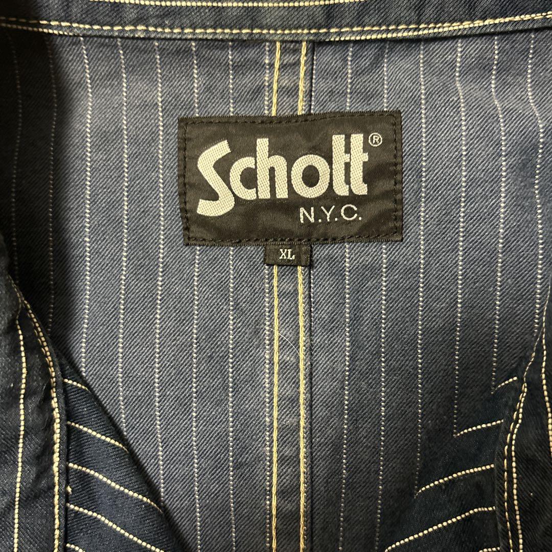 Schott ショット オールドヒッコリー デニムカバーオール デニムジャケット