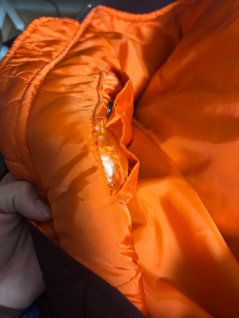 80sアルファ インダストリーズ MA-1 ボルドー　フライトジャケット