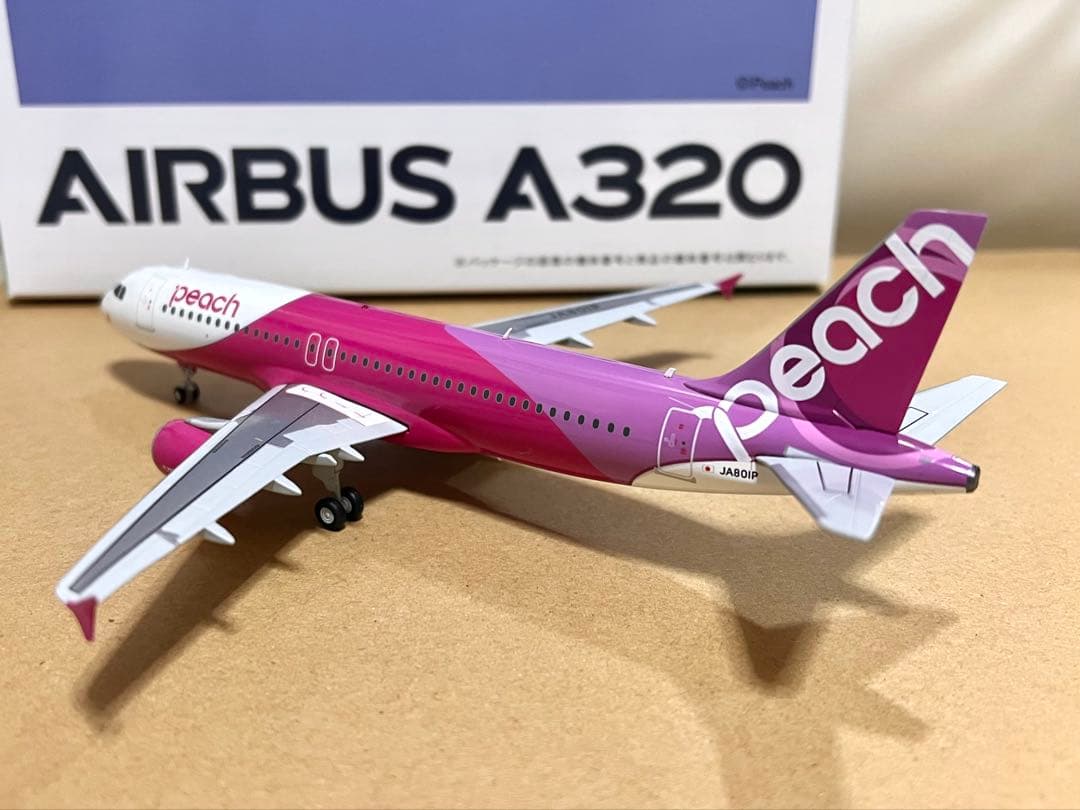 Gemini クロスウイング 1/200 Peach A320 JA801P