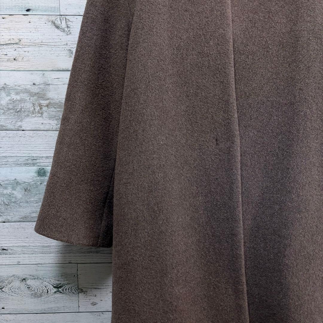 ☆ほぼ未使用☆ビューティー&ユースMANTECO ノーカラーベルト ロングコート