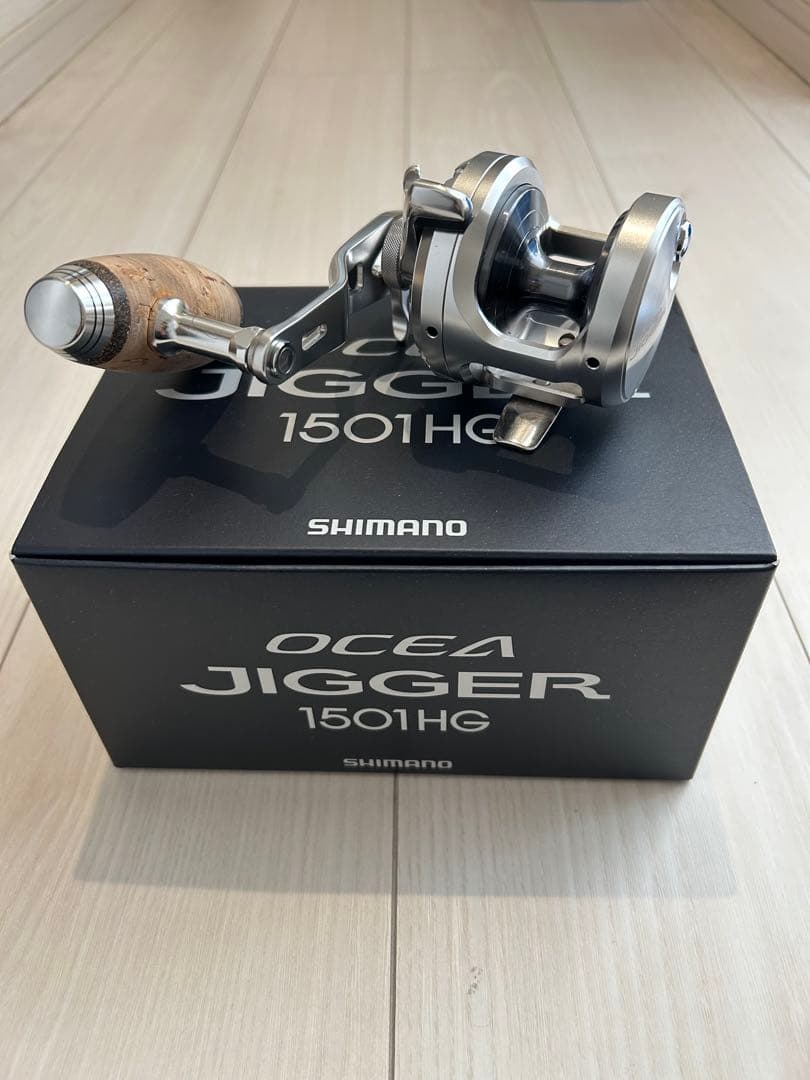 17オシアジガー1501HGハンドルノブコルクカスタム