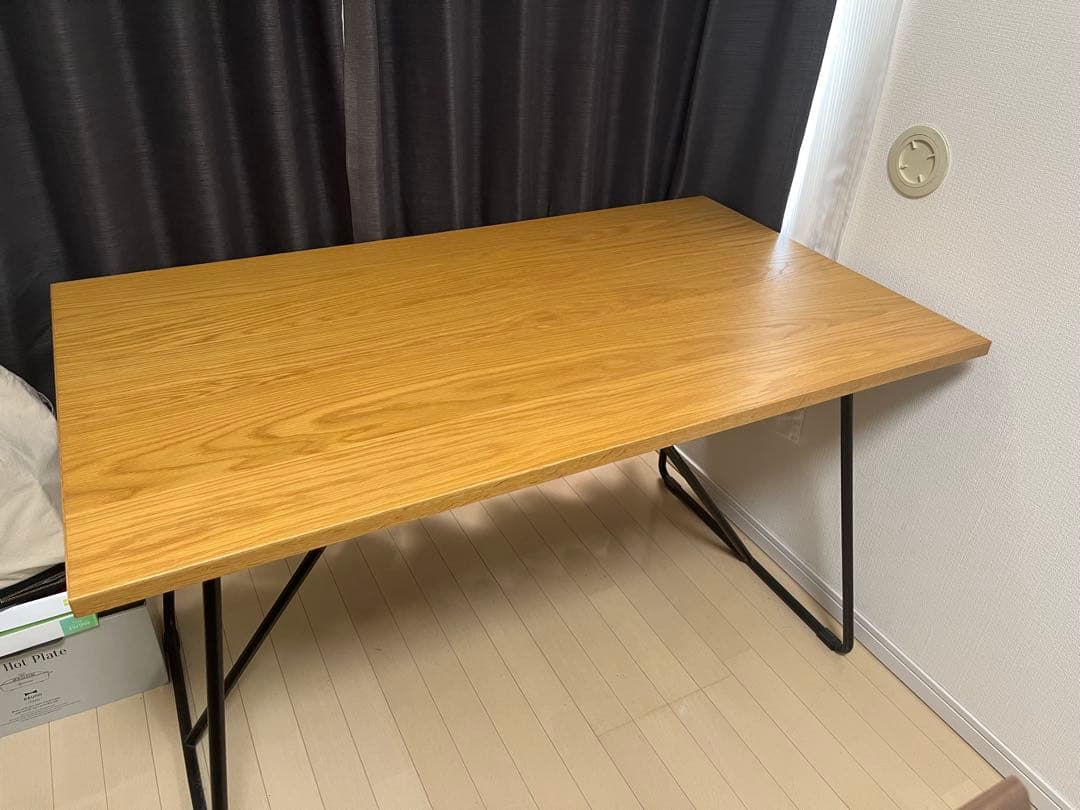 無印良品、木製折りたたみテーブル120cm