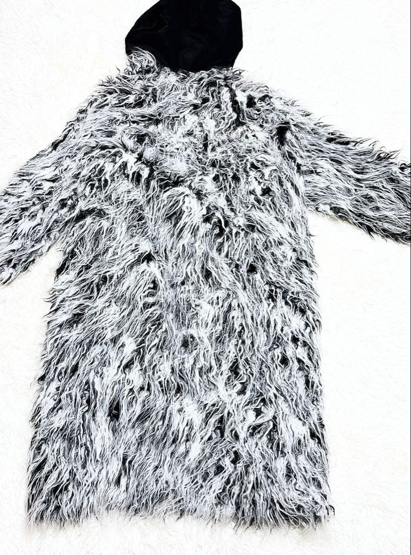 は*つ様 定価8万円!! DIESEL ファーコート XS相当 LUXXX アー