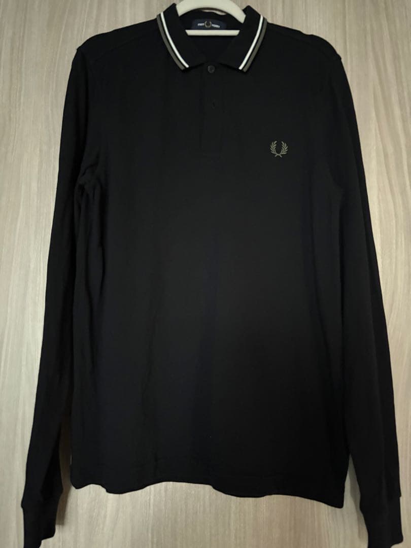 FRED PERRYフレッドペリー ツインティップラインロングスリーブポロシャツ