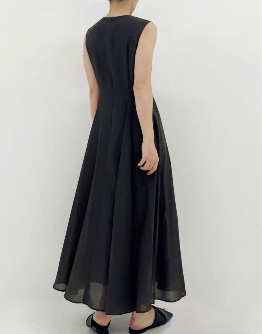 BLENHEIM ブレンヘイム ブラック ノースリーブ ロングワンピース