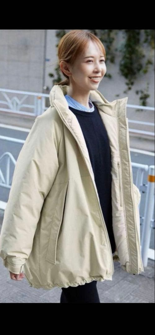 SLOBEIENAウォッシャブル中綿モンスターパーカーブルゾン即日発送✨️ブラック