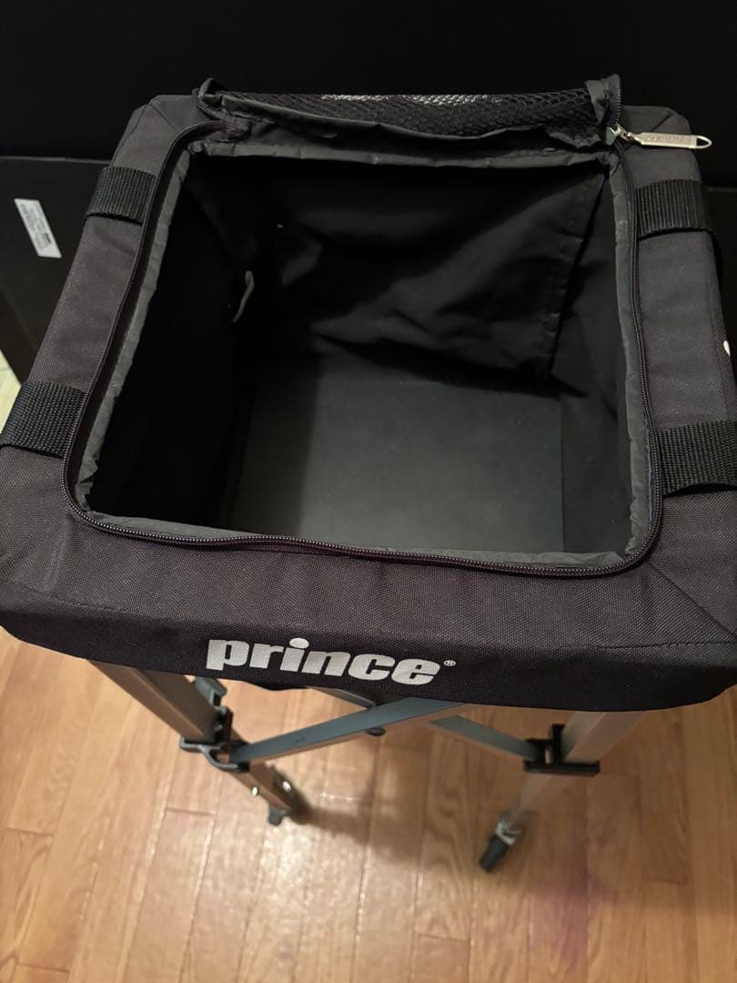 テニスボールバスケット　プリンス　キャスター付き