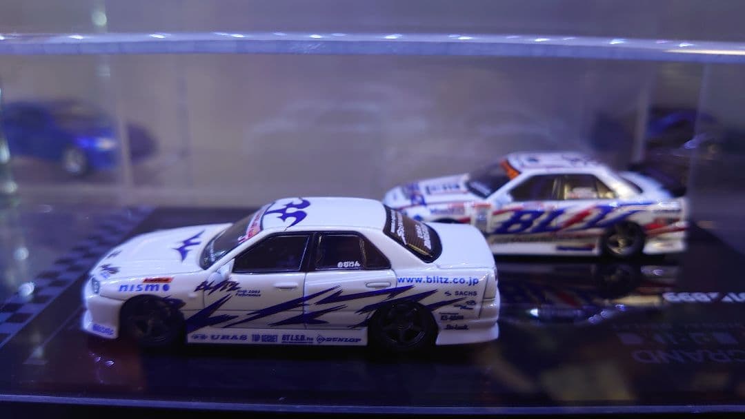 スカイライン er34 1/64 ミニカー 2台セット