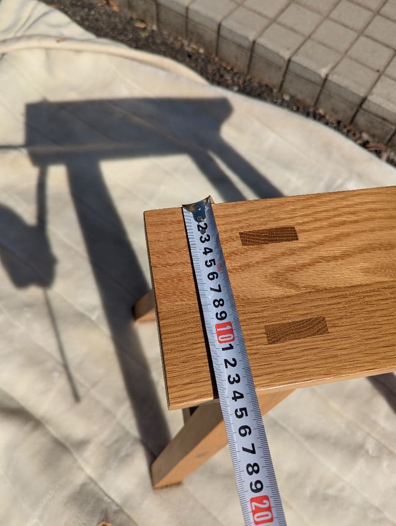 MUJI 無印良品 オーク材ベンチ 椅子 スツール 天然木 チェア