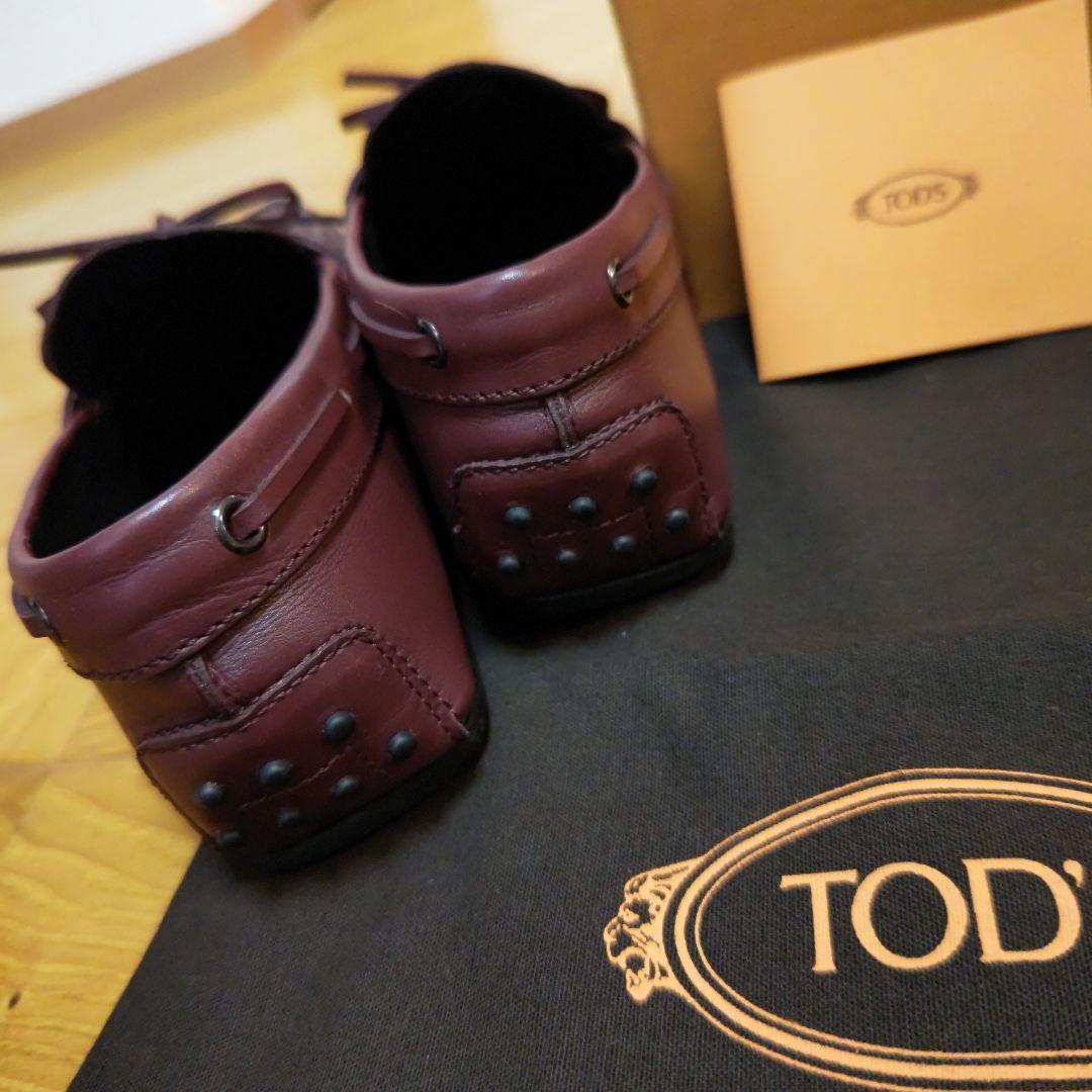 こん　TOD’s レザー ゴンミーニ/ボルドー