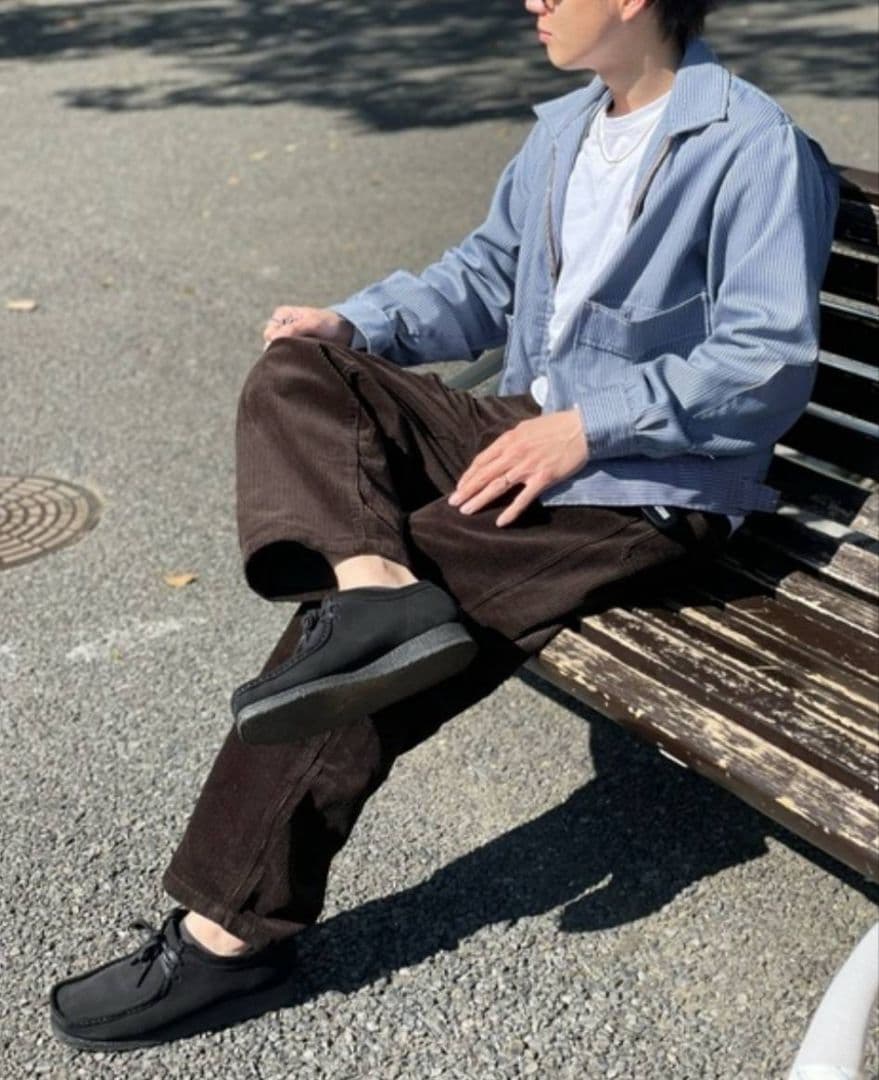 Clarks ブラック Wallabee 26.5cm クラークス ワラビー