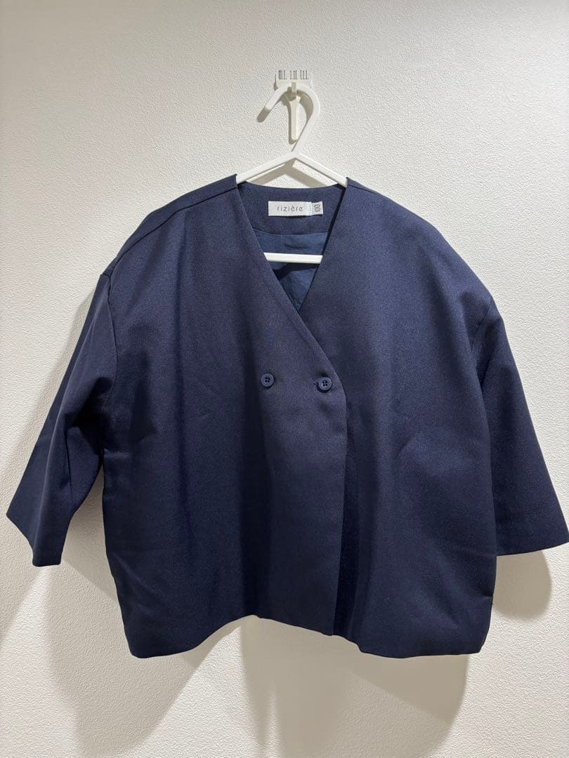 【美品　riziere　リジュール】　セットアップ　シャツ　ネクタイ　100