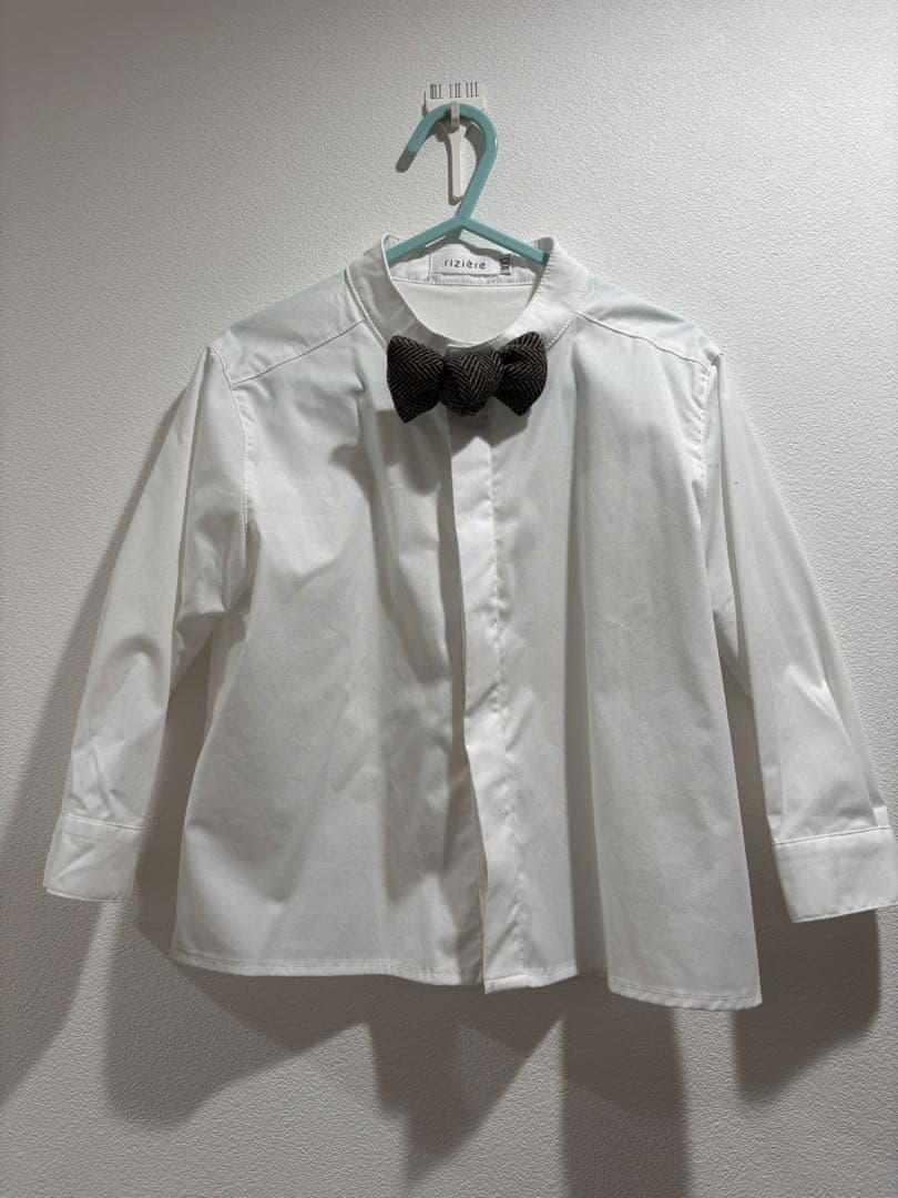 【美品　riziere　リジュール】　セットアップ　シャツ　ネクタイ　100