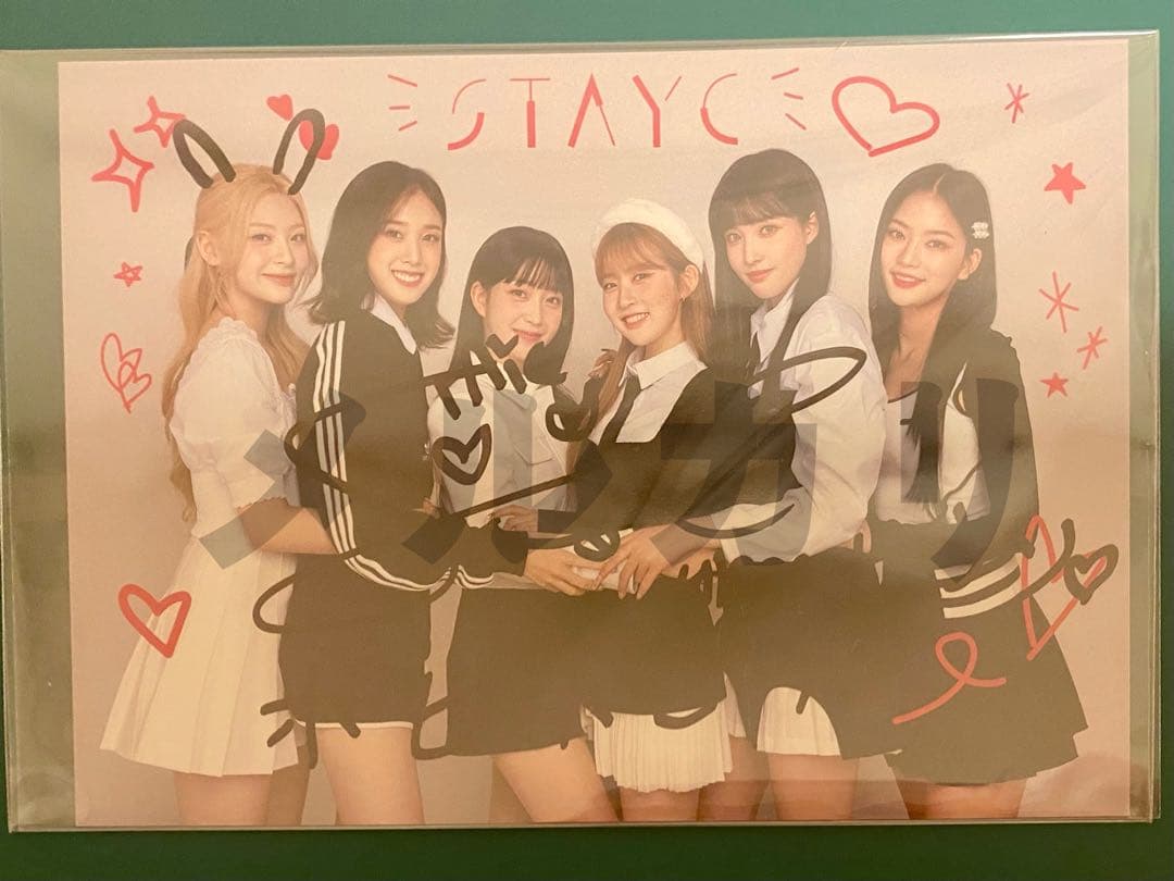 STAYC POPPY セウン サイン入り ポストカード
