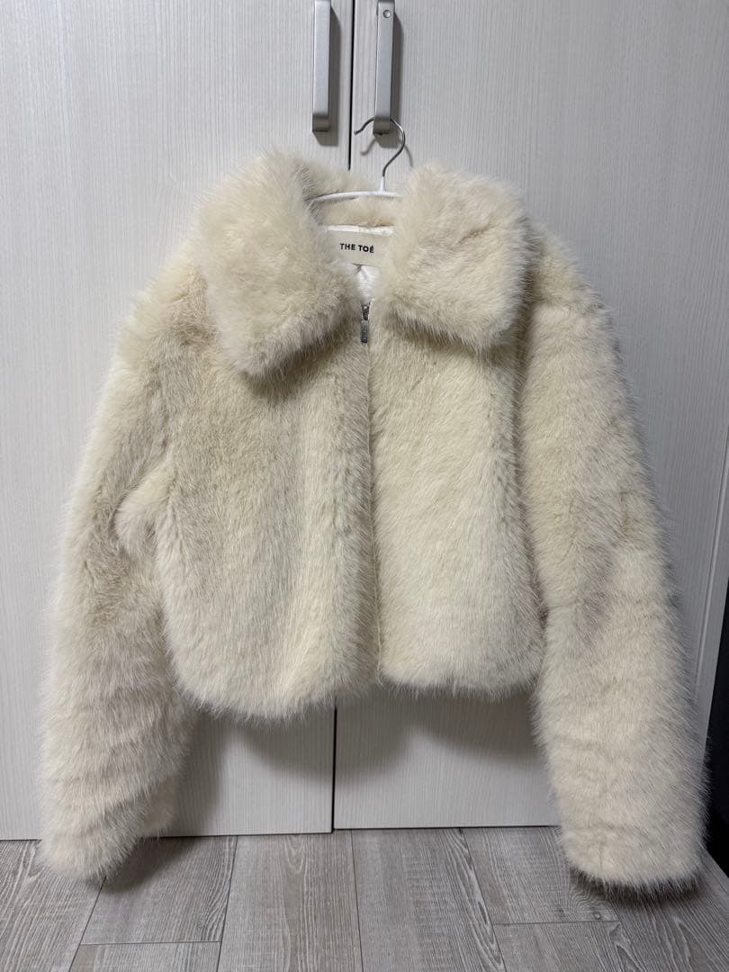 THE TOE SOMERSET FUR COAT ホワイト　Ｍ