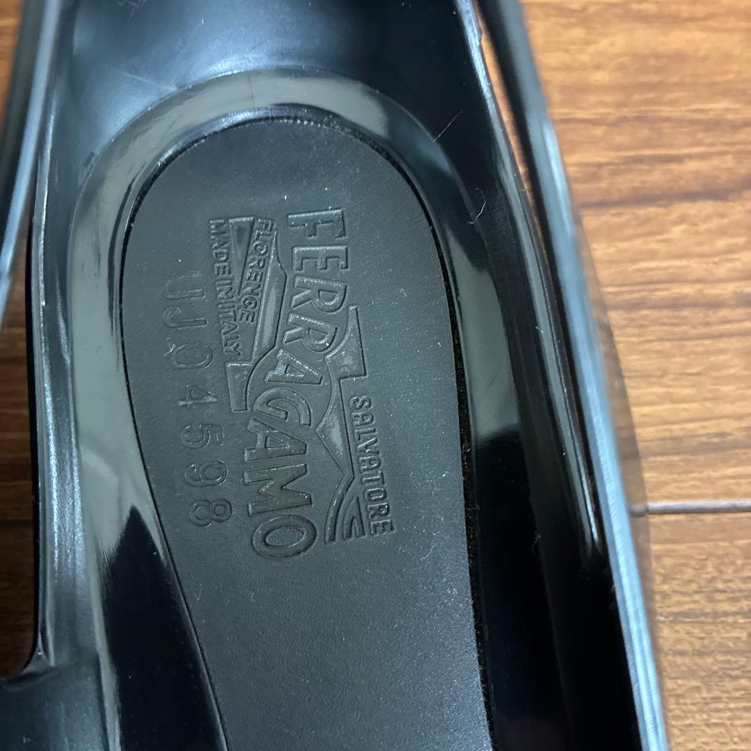 美品★フェラガモ BERMUDA ラバーシューズ ブラック 7サイズ