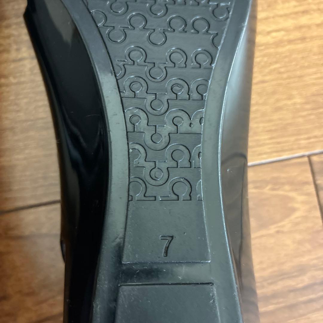 美品★フェラガモ BERMUDA ラバーシューズ ブラック 7サイズ