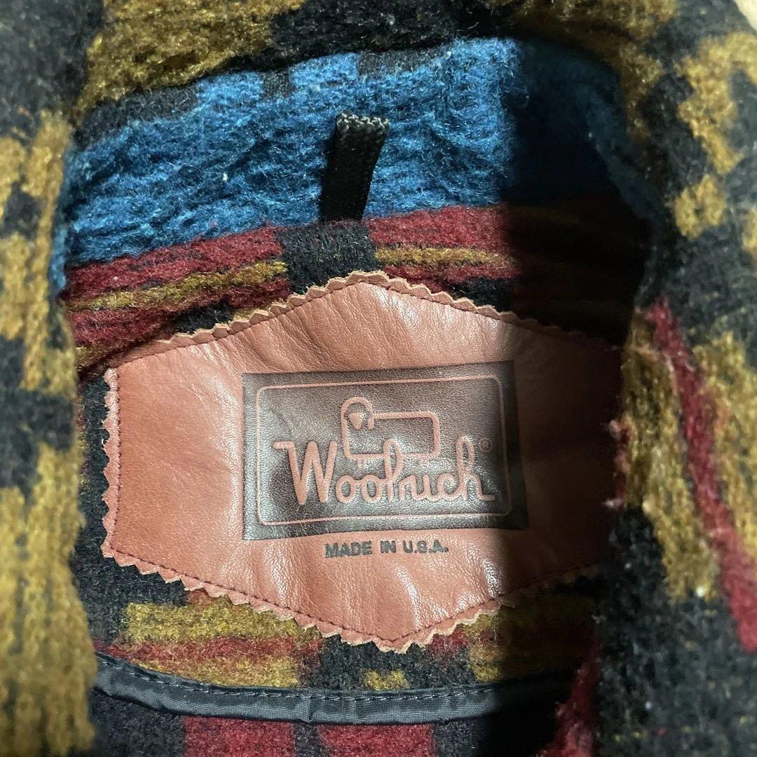 ウールリッチ　WOOL RICH ネイティブ柄　ウールコート　M アメリカ製