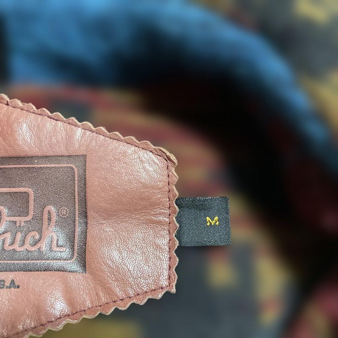 ウールリッチ　WOOL RICH ネイティブ柄　ウールコート　M アメリカ製