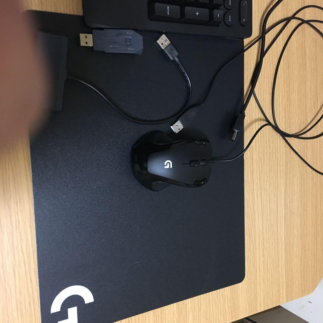 マウス、キーボード、ハッド、コンバーター