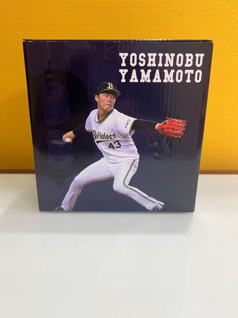 オリックスバファローズ　ボブルヘッドフィギュア 山本由伸選手（背番号43）