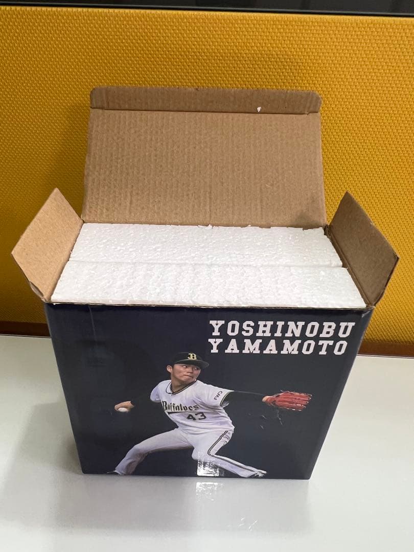 オリックスバファローズ　ボブルヘッドフィギュア 山本由伸選手（背番号43）