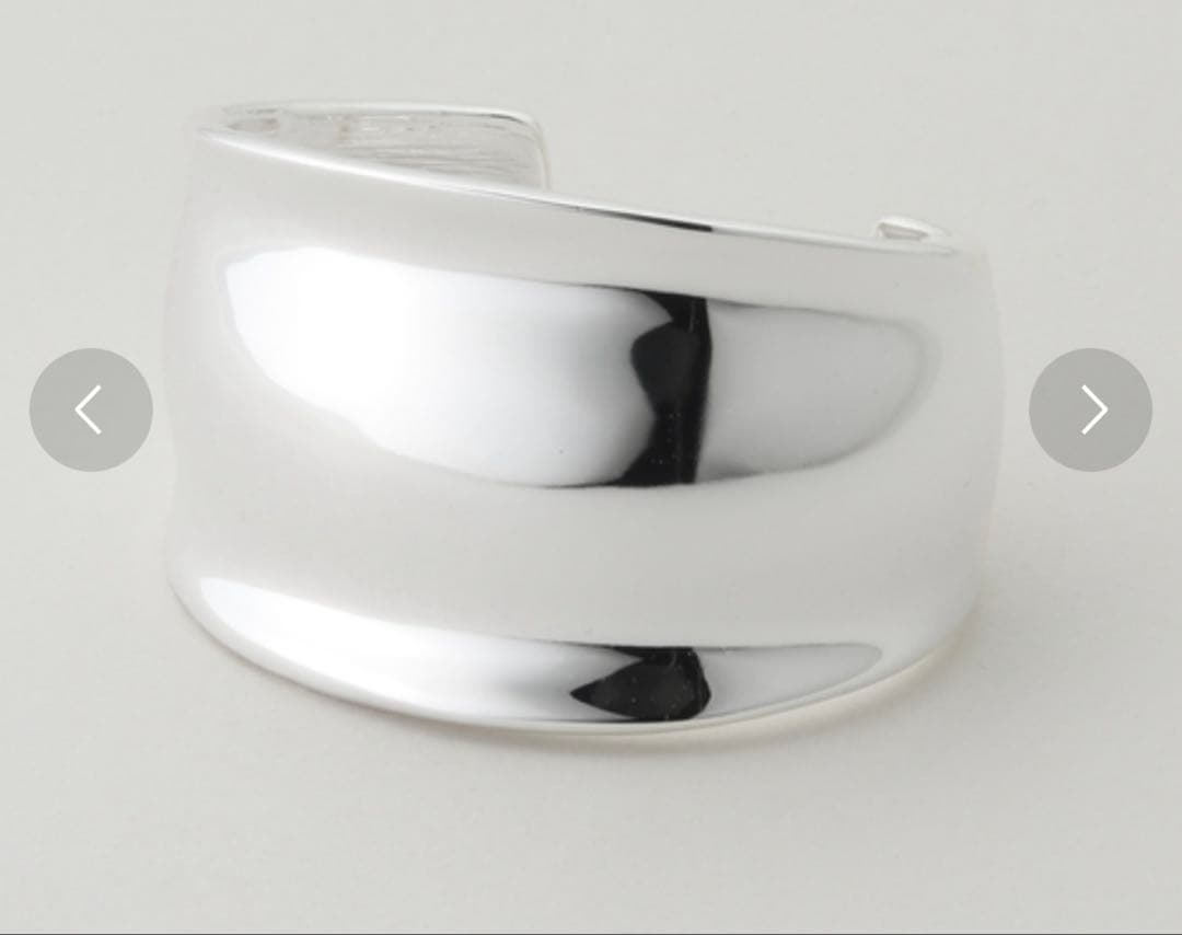 新品★SLOBE IENA★ CLANATE/クランテ シルバーワイドバングル