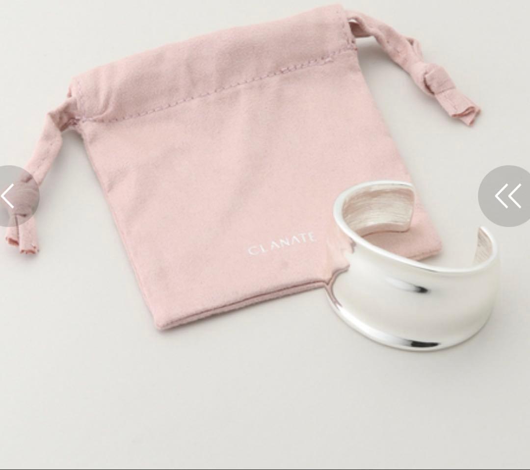 新品★SLOBE IENA★ CLANATE/クランテ シルバーワイドバングル