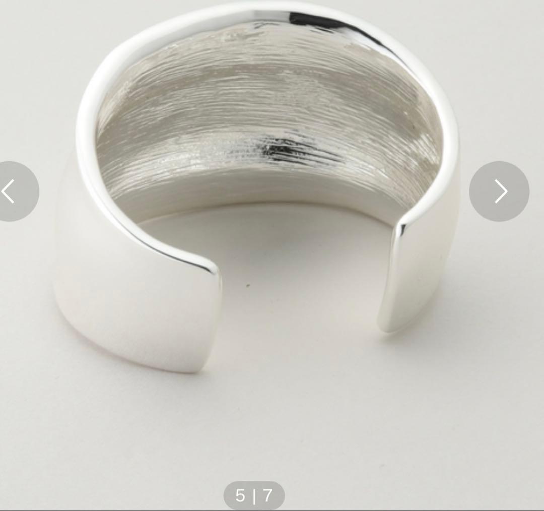 新品★SLOBE IENA★ CLANATE/クランテ シルバーワイドバングル