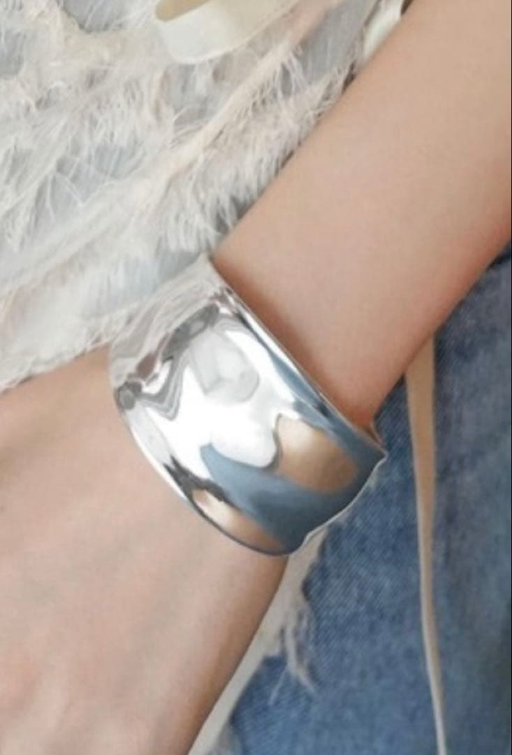 新品★SLOBE IENA★ CLANATE/クランテ シルバーワイドバングル