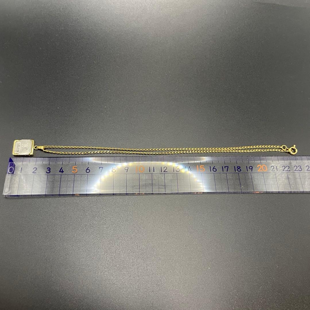 CELINE セリーヌ トリオンフ ゴールドネックレス 刻印有